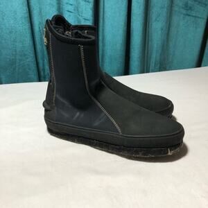 Xsscuba neoprene booties womens 7 side zippers felt bottoms surfing scuba